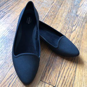 Crocs Black Ballet Flats